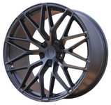 Nowe czarne felgi R21 5x112 Porsche Macan 9J ET26 + 10J ET19