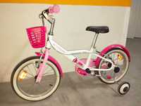 Bicicleta Criança Btwin 4-6 ANOS 500 Doctogirl 16 POLEGADAS
