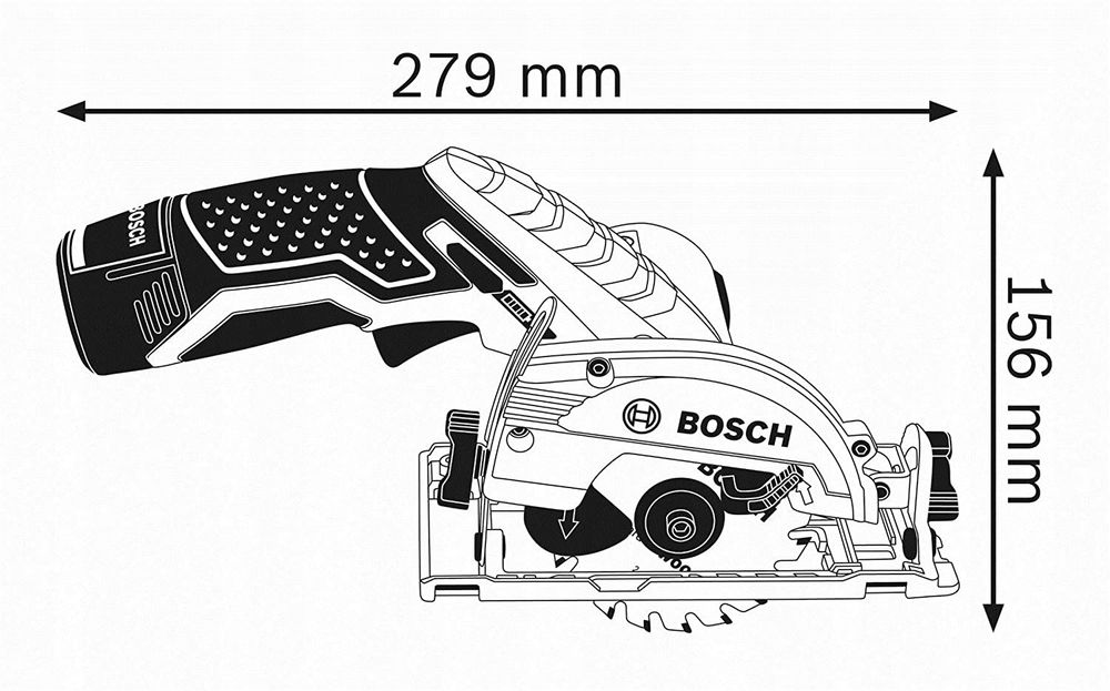 Pilarka Tarczowa Gks 12 V/10.8 V-Li 0*Ah  Bosch