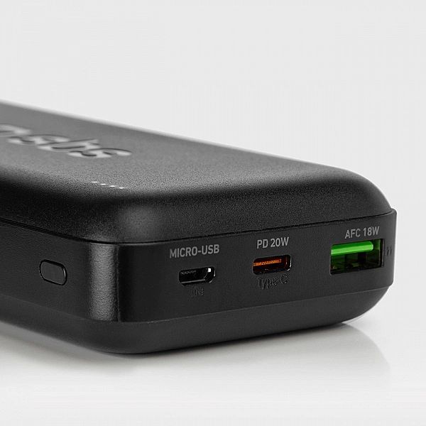 Powerbank SBS TTBB20000PD20K 20000 mAh 20W PD USB-C, USB-A, Micro-USB