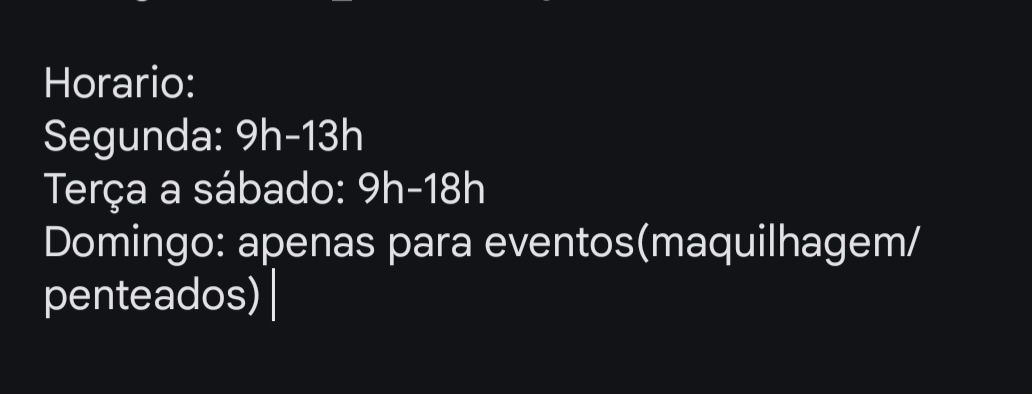 Serviços maquiagem, manicure e penteado