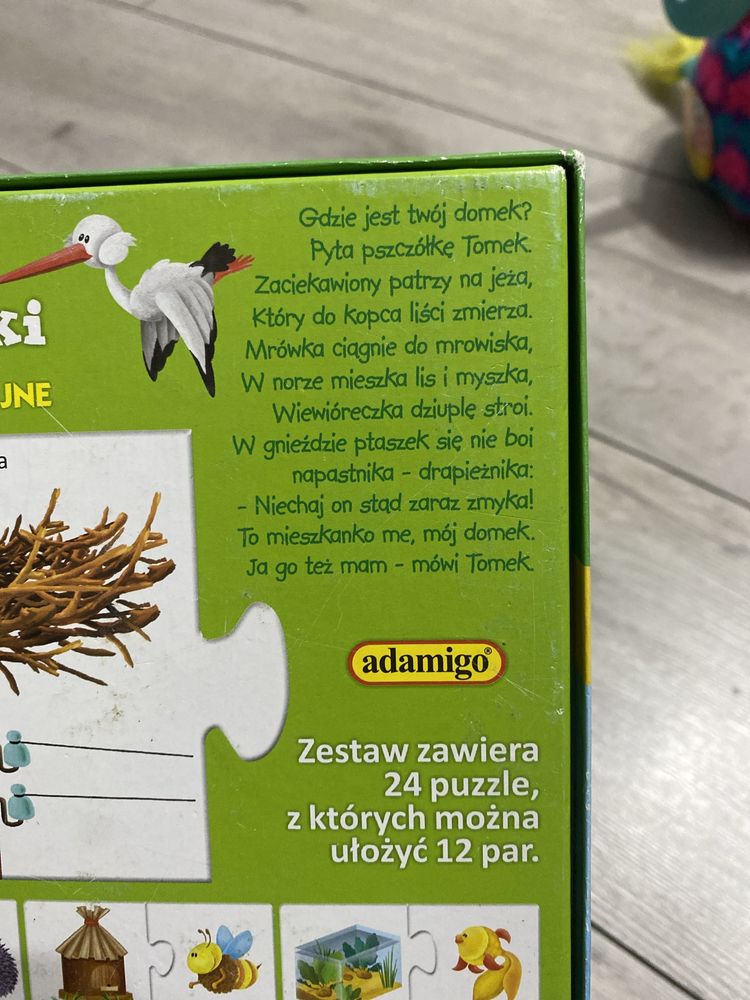 Puzzle Adamingo domki i kryjowki edukacyjne