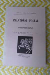 Relatório Postal do anno economico de Mil877-Mil878
