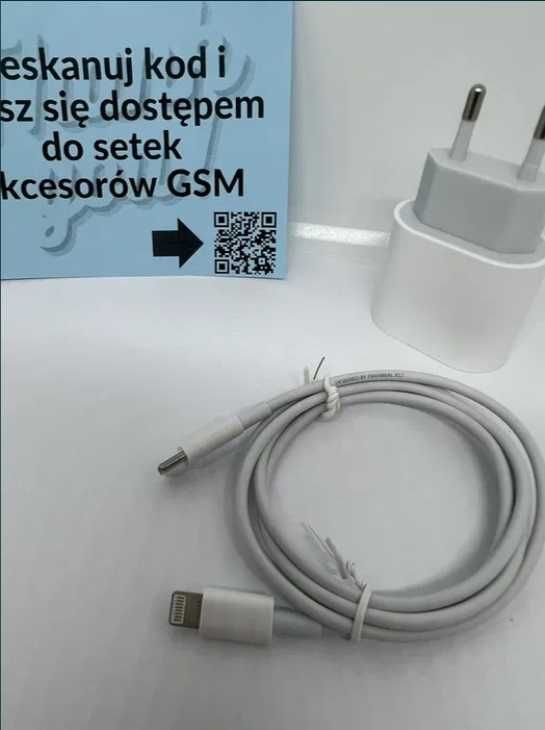 Kabel Typ-C do iPhone Lightning PD 30W | 1m | biały - premium