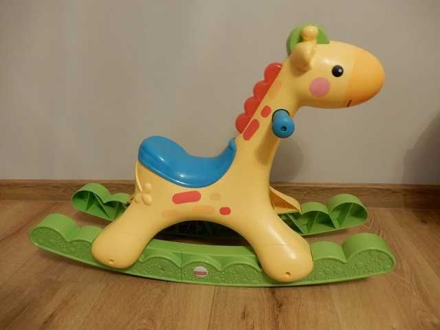 Żyrafa na biegunach FISHER Price koń na biegunach SUPER CENA