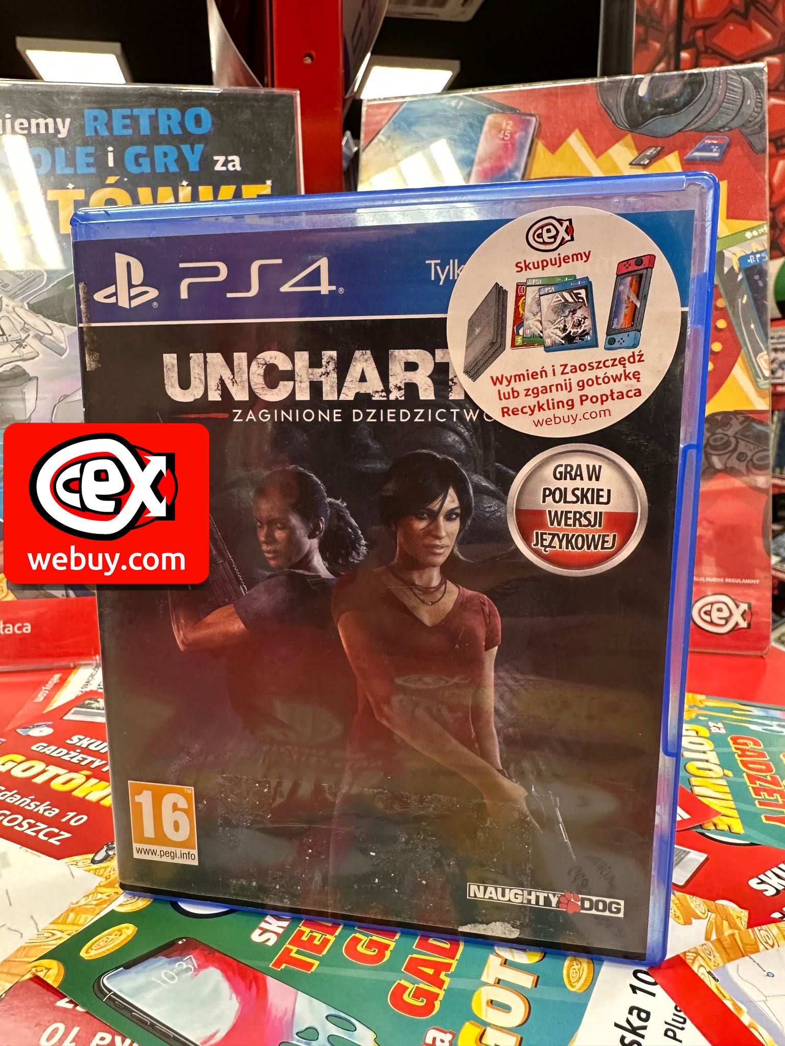 Gra Uncharted: Zaginione Dziedzictwo [PS4] CeX Bydgoszcz