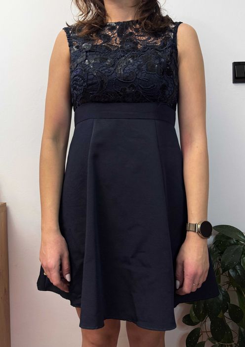 Sukienka sylwestrowa imprezowa cekinowa sukieneczk Jakes Coctail XS 34