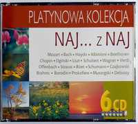 Platynowa Kolekcja Naj Z Naj 6CD Box 2002r Mozart Sibelius Von Suppe