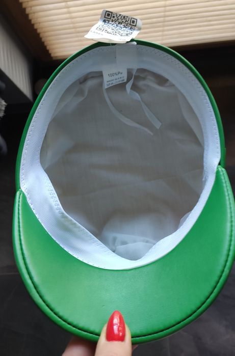 Kaszkiet eko skóra uni nowy