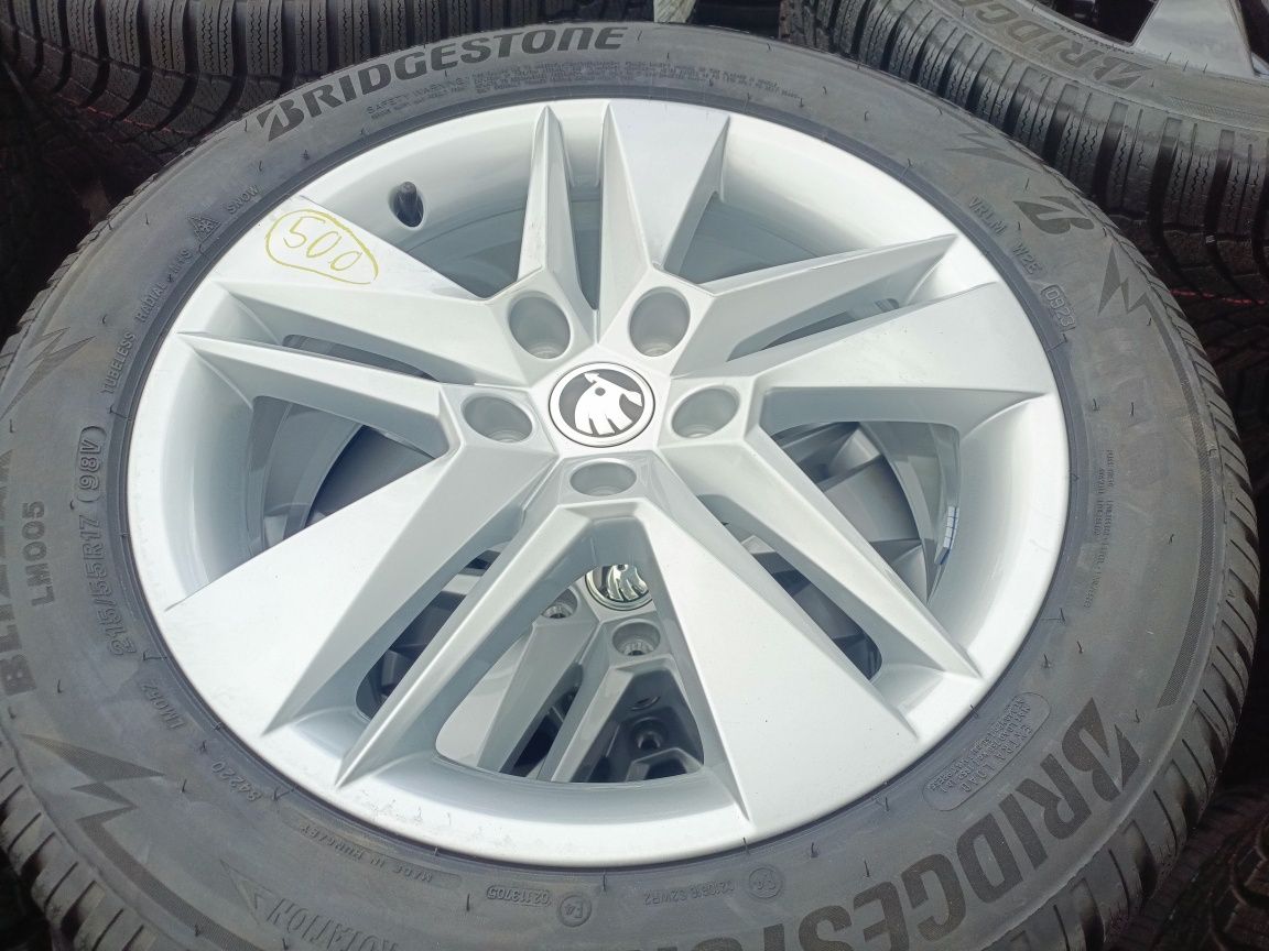 Nowe felgi aluminiowe skoda 6,5jx17 et41 5x112