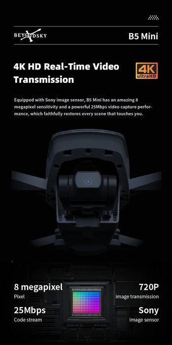 Beyondsky B5 mini drone GPS para peças