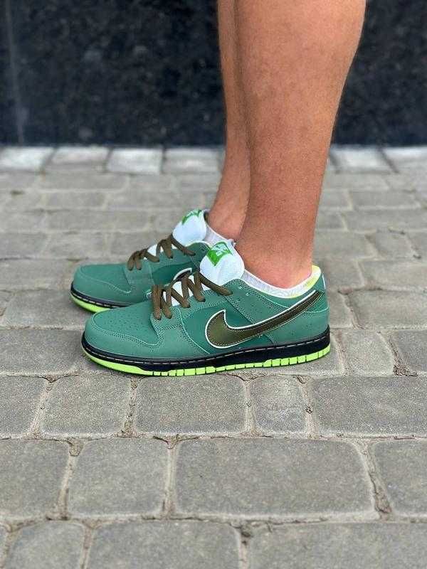 Кросівки весняні унсекс. Nike SB Dunk Low Concepts Green Lobster