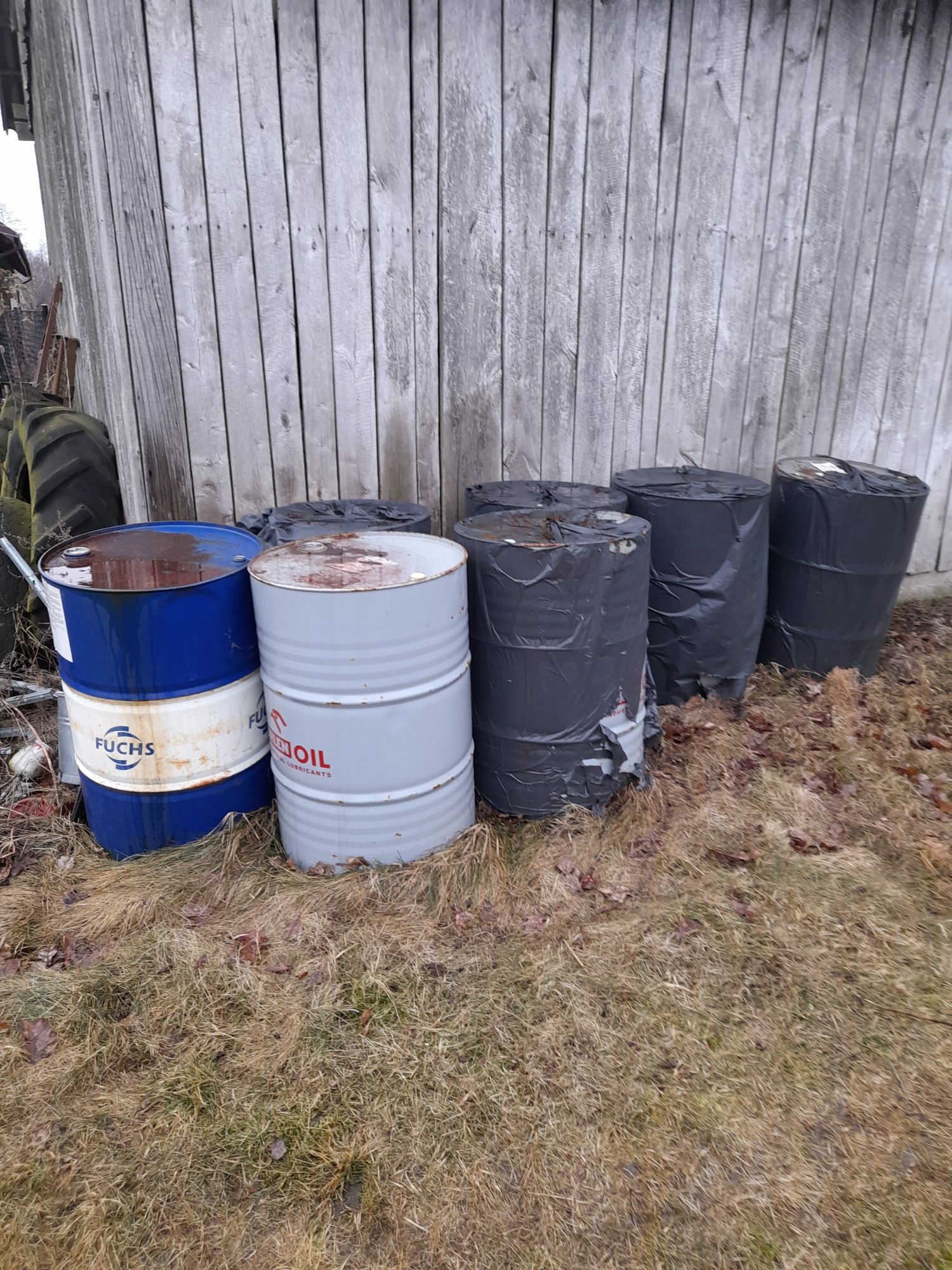Beczki 200l metalowe