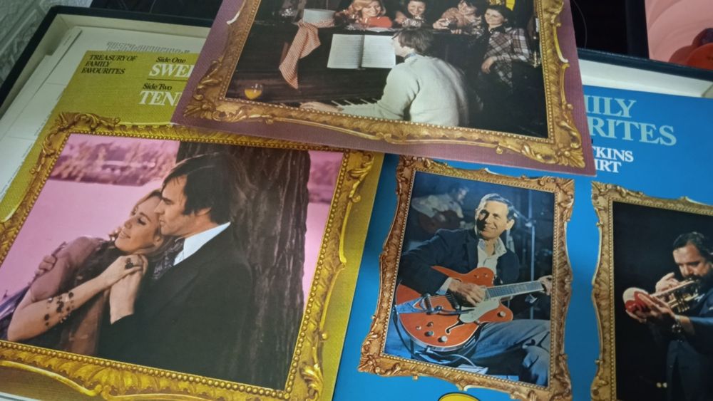 Lote com nove vinis readers digest family favourites treasury