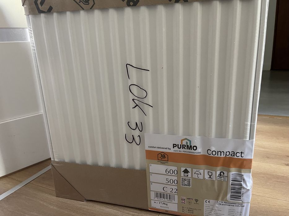 Sprzedam nowe grzejniki PURMO COMPACT