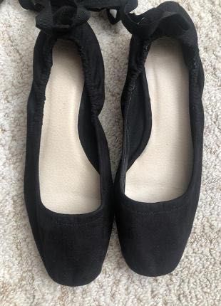 Балетки балерина з стрічкою asos living memory ballet flats