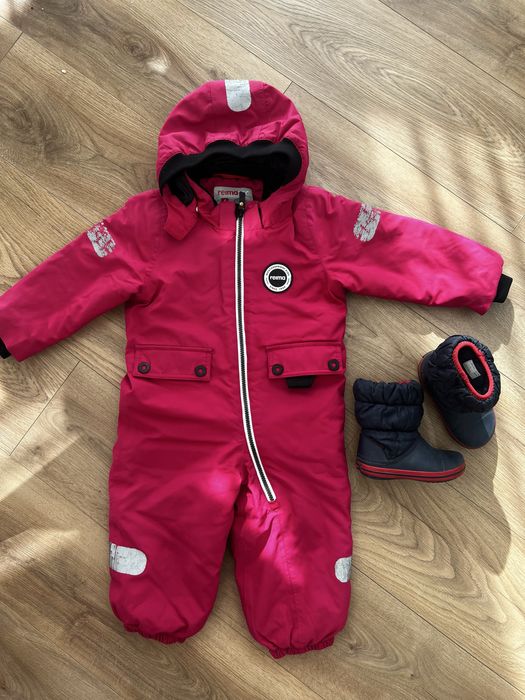 Демісезонний комбінезон Reima + crocs чобітки с7