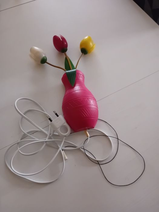 Lampka nocna wisząca z PRL