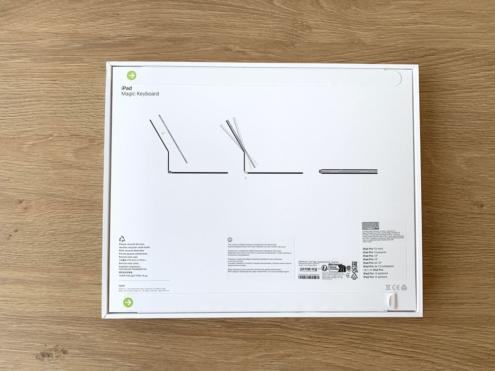 Клавіатура Apple Magic Keyboard для iPad Pro 13" (M4) White Українська