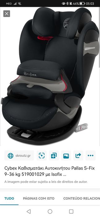 Cybex pallas s fix. Em muito bom estado geral?