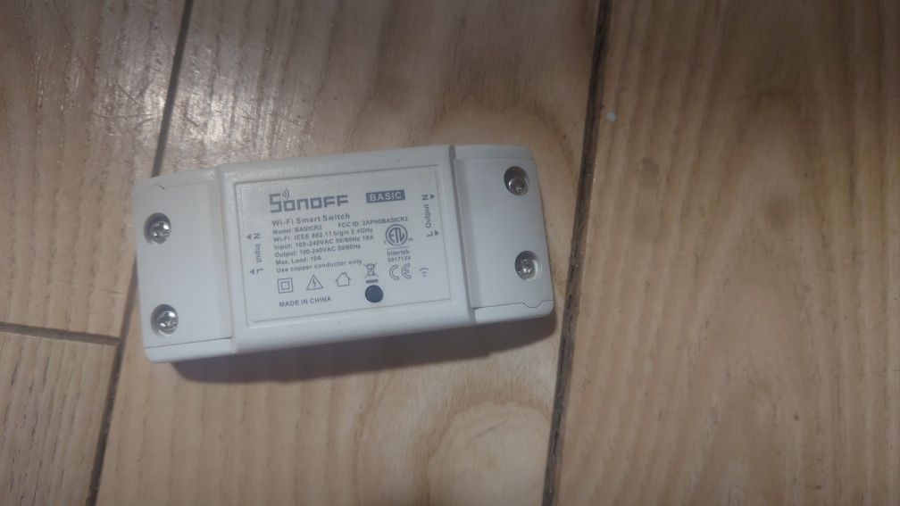 WiFi реле Sonoff Basic R2 для умного дома, в наличии 3 штуки
