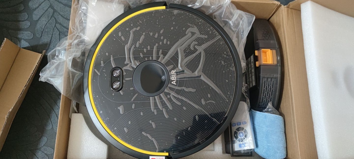 Робот пилосос ABIR X6 Robot Vacuum Cleaner вологе, сухе прибирання. Б/