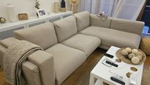 Sofá ikea 3 lugares, com chaise longue, usado