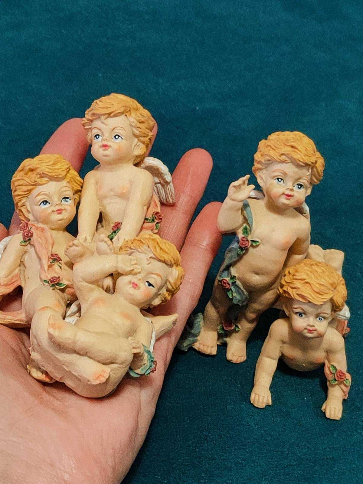 Винтажная коллекция статуэтки ангелочки хирувимчики 5шт. Германия.