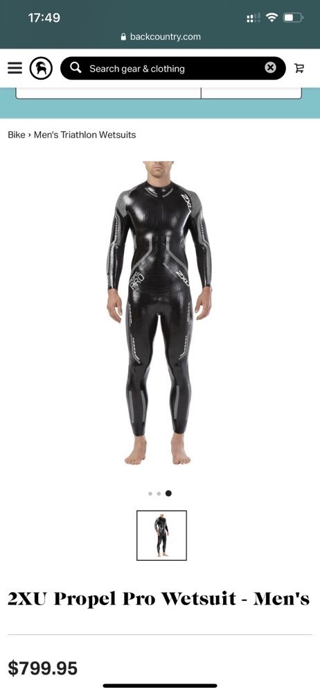 Мужской гидрокостюм 2XU для триатлона серия Propel Pro  Wetsuit