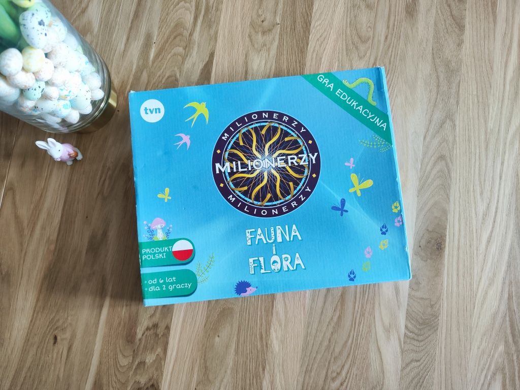Milionerzy fauna i flora gra edukacyjna qiuz przyroda nauka TVN zagadk