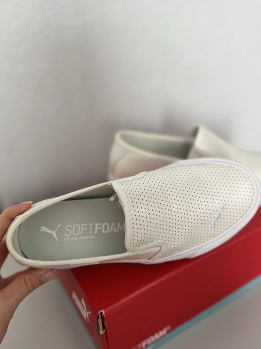 Нові сліпони Puma SoftFoam+ | Білі | Оригінал | Розмір 36