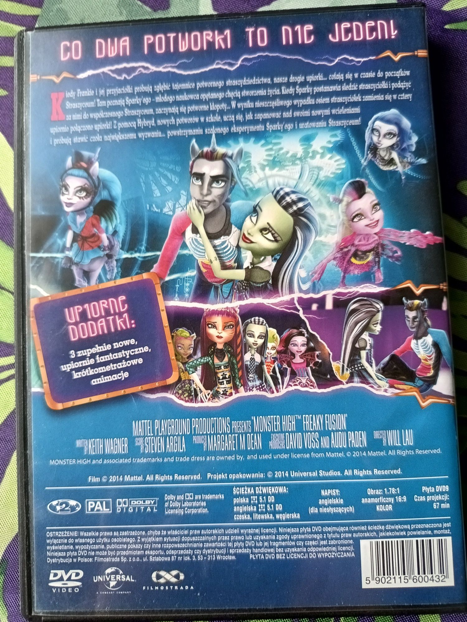 Monster Hight płyta DVD