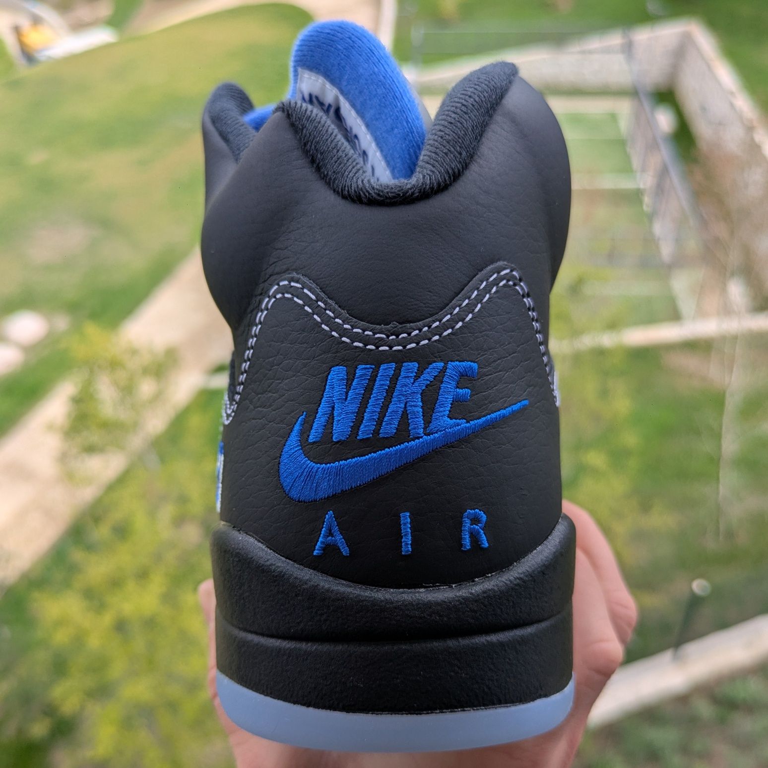 Jordan 5 x Awake Blue Black 42