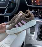 БЕЗ ПЕРЕДОПЛАТ‼️ Жіночі кросівки Adidas Campus x Bad Bunny Brown Pink