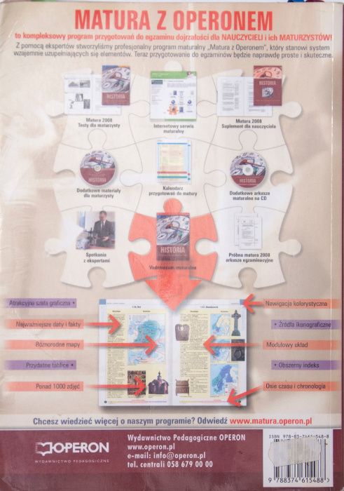 Historia Operon Vademecum Matura 2008 Matura Liceum Technikum