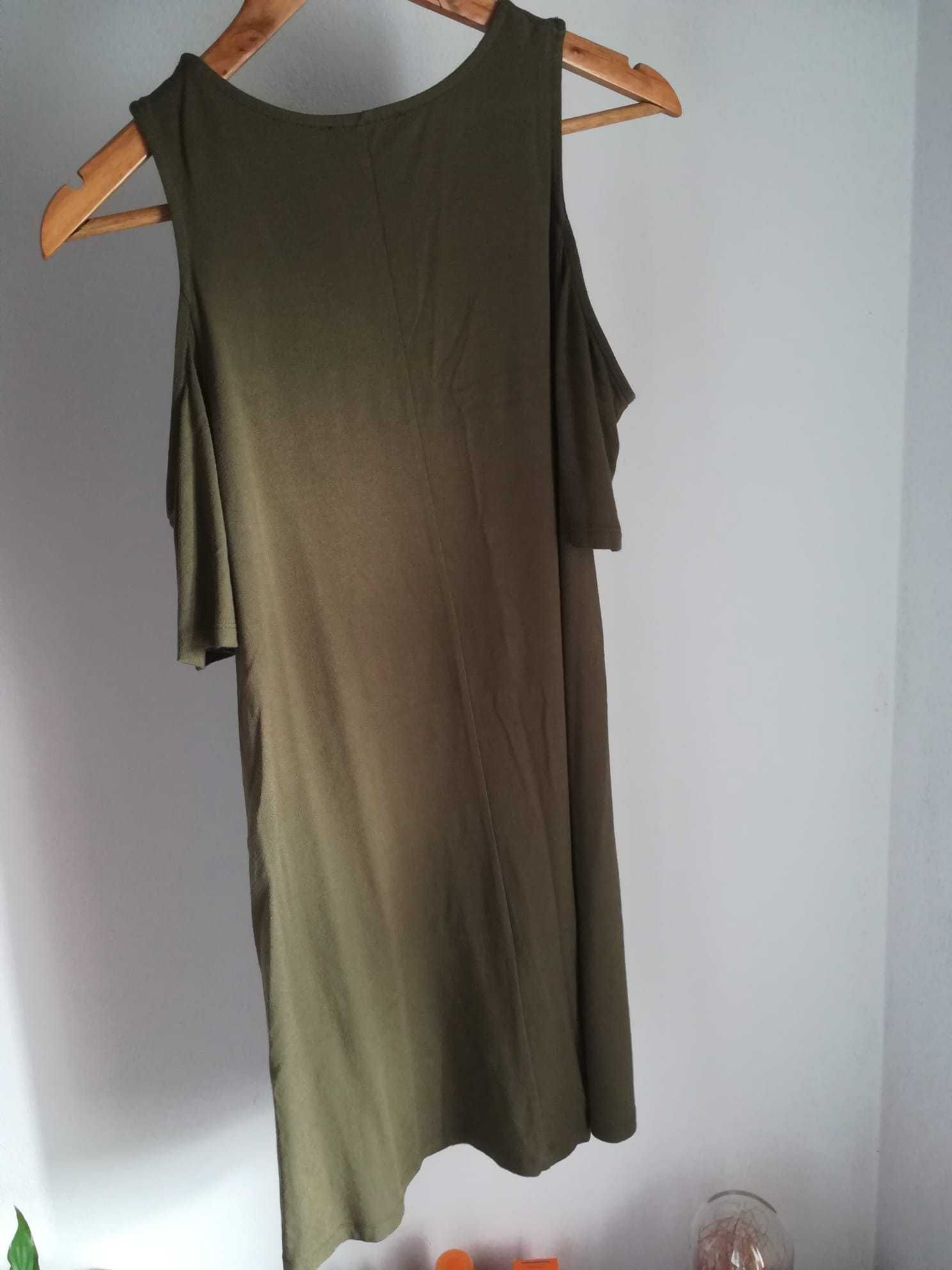 Vestido curto verde-pull&bear