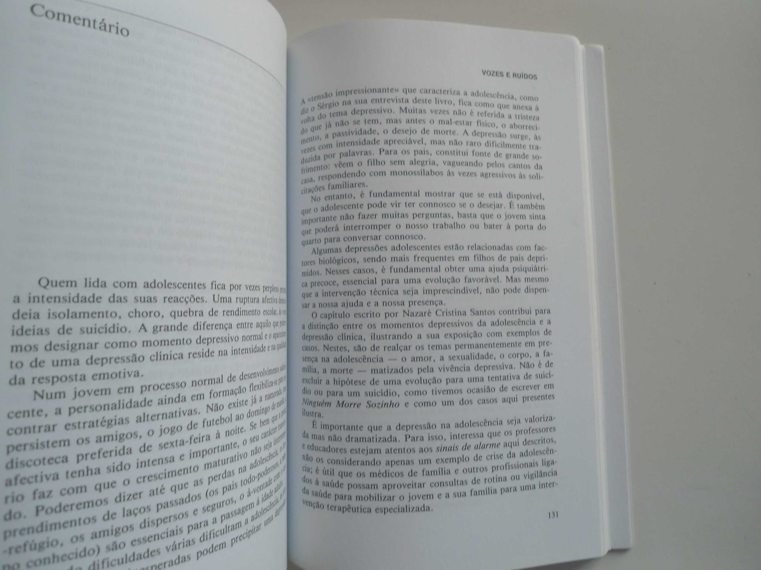 Vozes e Ruídos-Diálogos com adolescentes de Daniel Sampaio