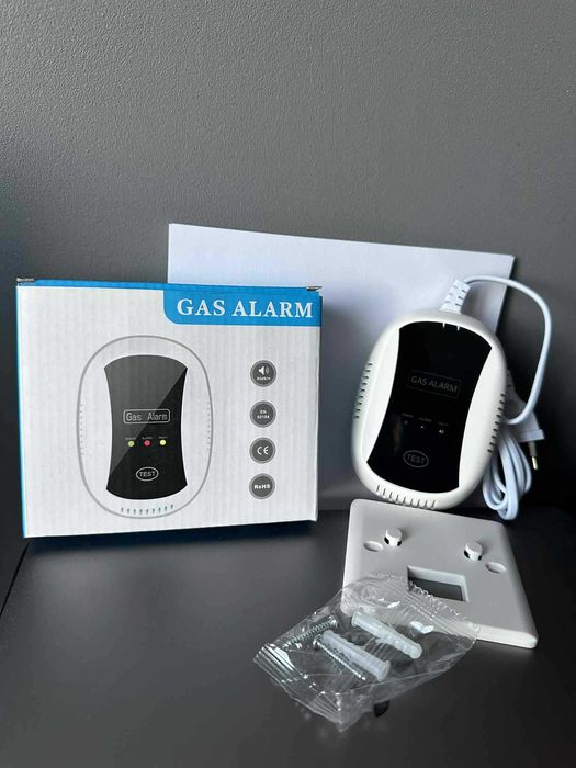 Detektor Alarmowy Wykrywający GAZ ZIEMNY Do Kotłowni/Junkersa itp NOWY