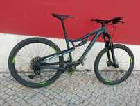 Rockrider AM50, tam S, travões hidráulicos, SRAM 1x12, dupla suspensão