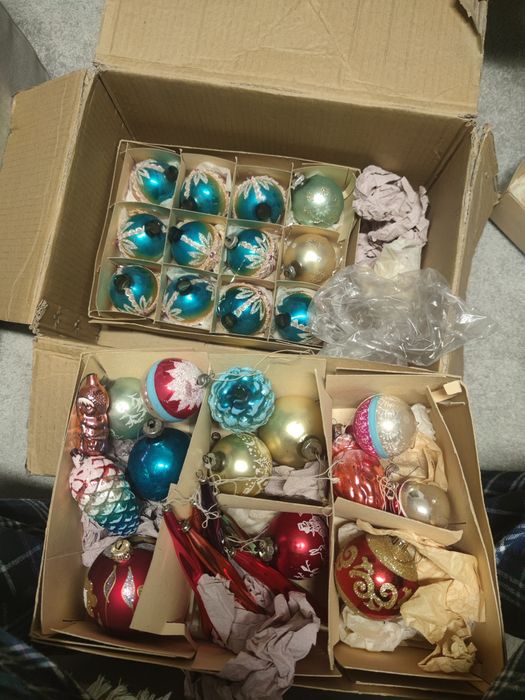 Ёлочные игрушки. Ссср.