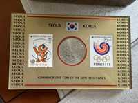 Moneta 1000 wonów - Igrzyska Olimpijskie w Korei 1988