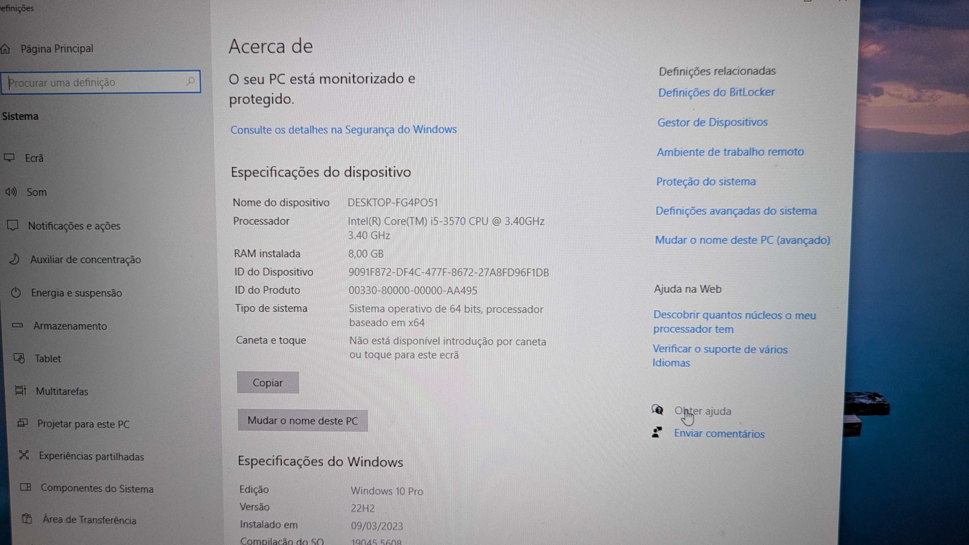 Computador i5 3570, 8GB, Disco SSD 120, HDD 500, GTX770, Water Cooler