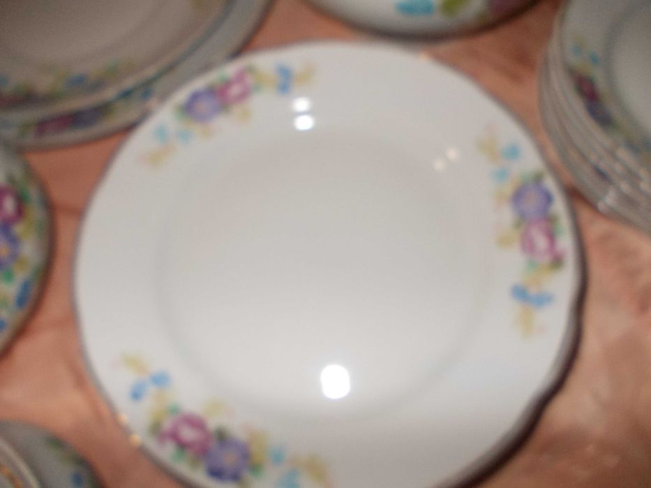 сервиз столовий новый на 6 персон пр-ва УССР Дружковка ручная роспись