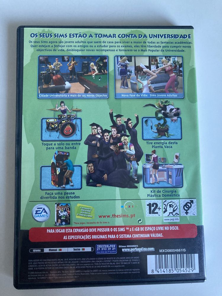 Os Sims 2 - Na Universidade (Jogo para PC)