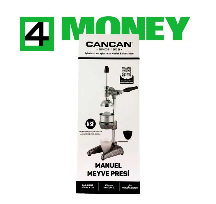 Соковыжималка Соковитискач Цитрусовых Граната CanСanXL PRO F030 ПРЕСС!