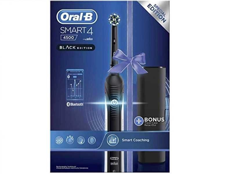 зубна щітка електрична Oral-B Smart 4 4500 CrossAction чорна