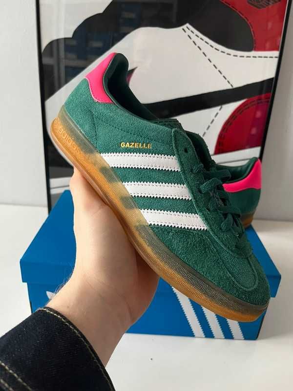 Adidas Originals Gazelle Indoor leather—Trimmedsuede 38