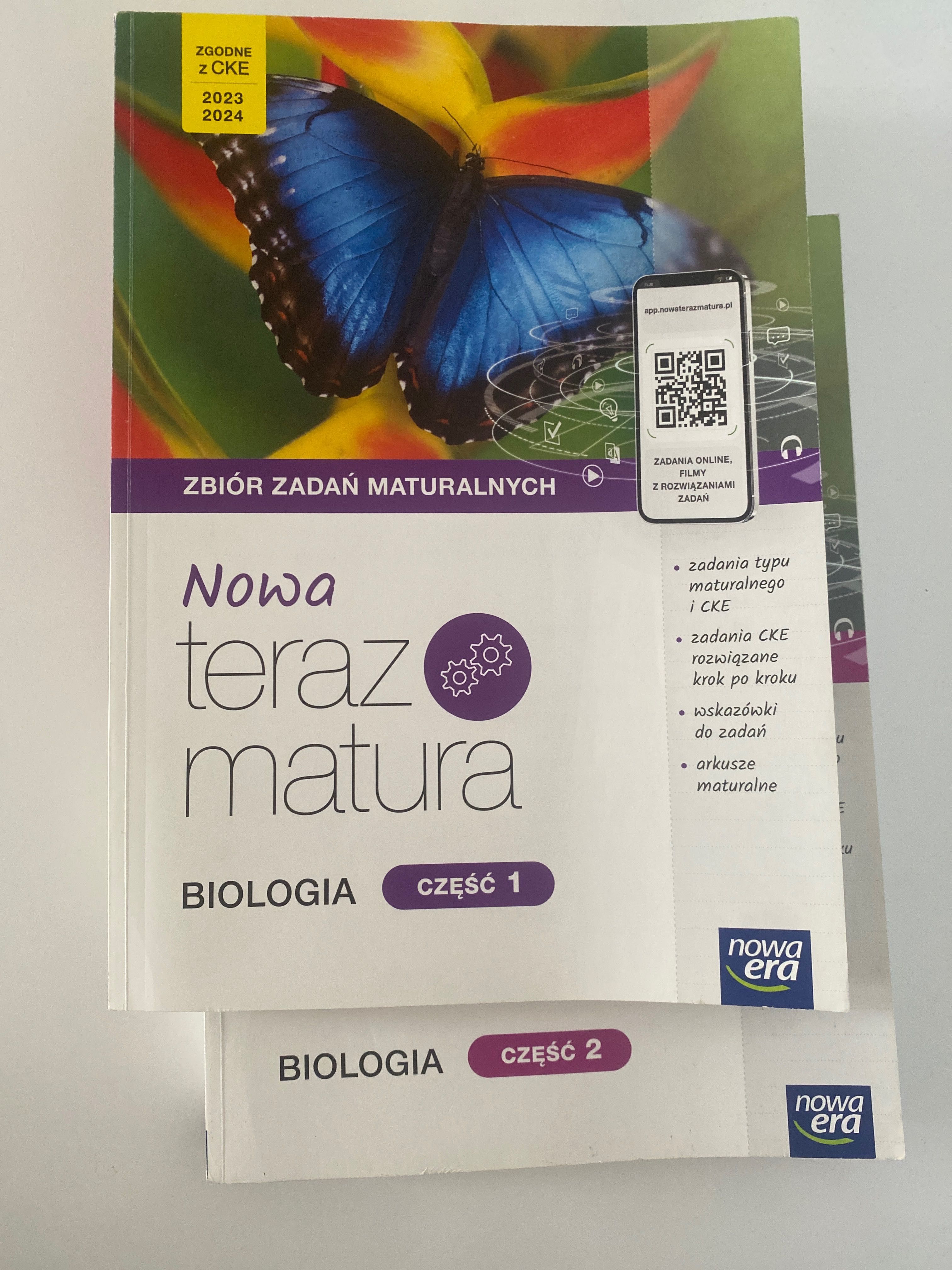 Zbiór zadań maturalnych z biologii część 1 i 2