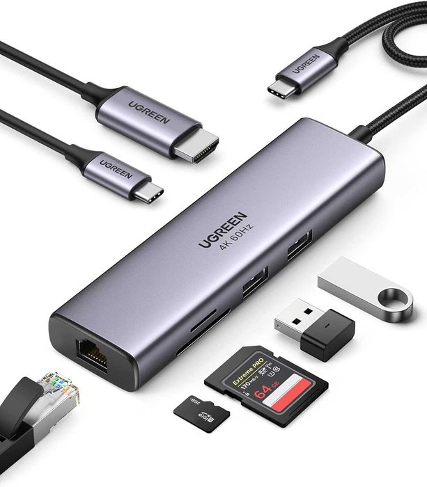 UGREEN USB C Hub 7 w 1