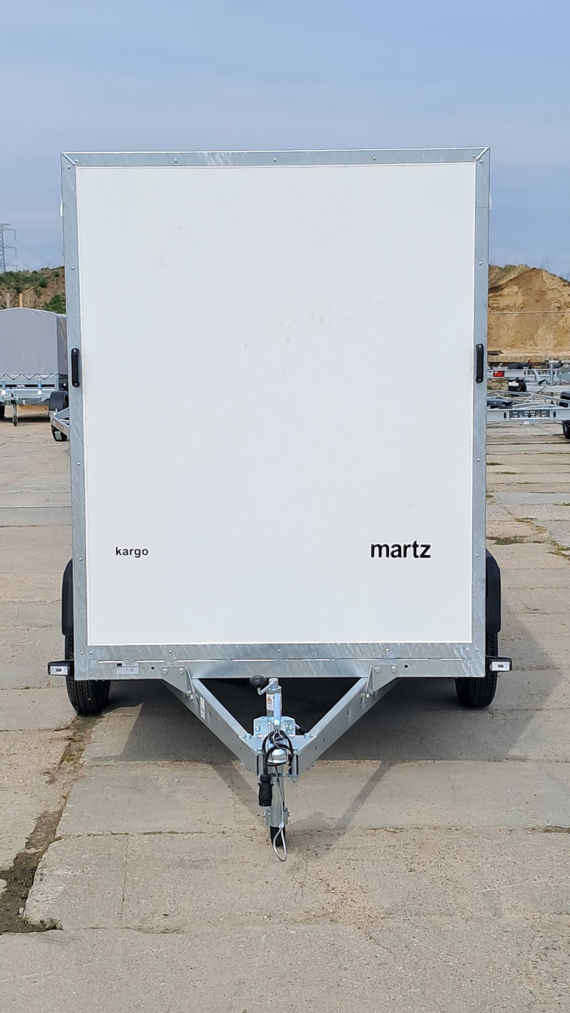 Przyczepa zamykana kontener Martz KARGO 250/2 DMC 750 kg 250x125 cm
